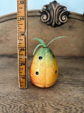 Alabaster Marble Onyx Stone Fruit Hand Carved Pineapple